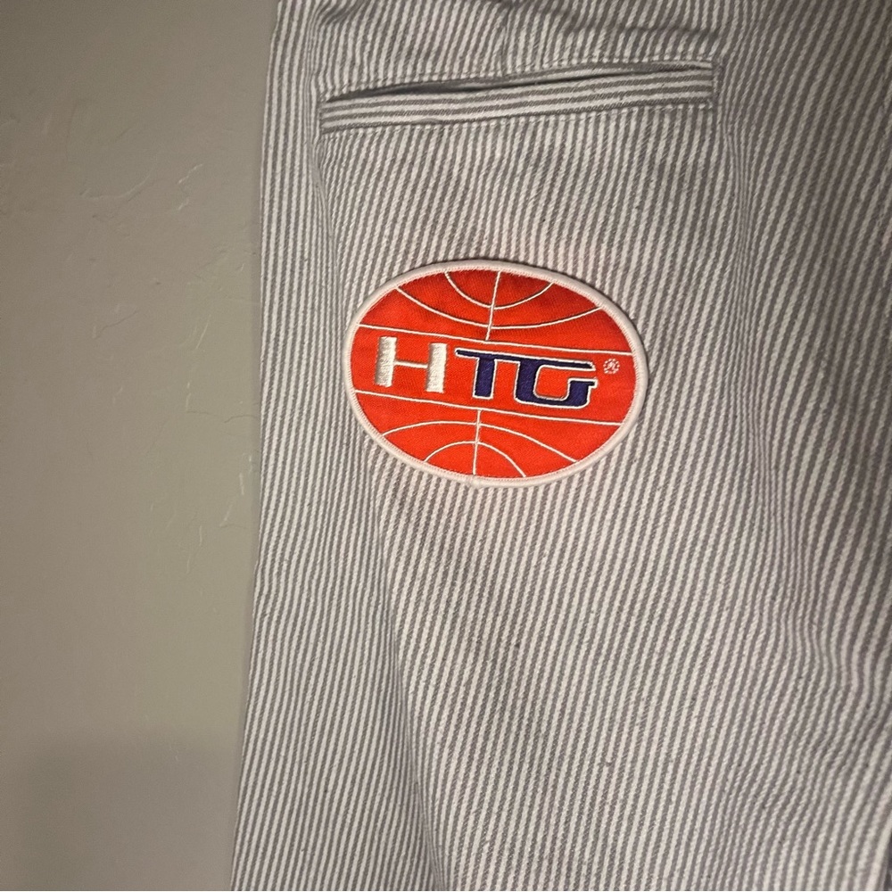 Honor the Gift Mechanic Uniform Striped Sports Patchwork Streetwear Pants - Picture 9 of 15